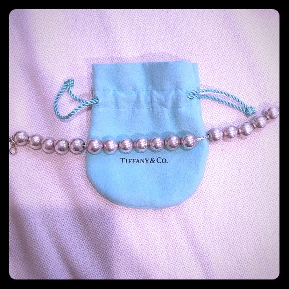 Tiffany's Sterling silver bead braclet